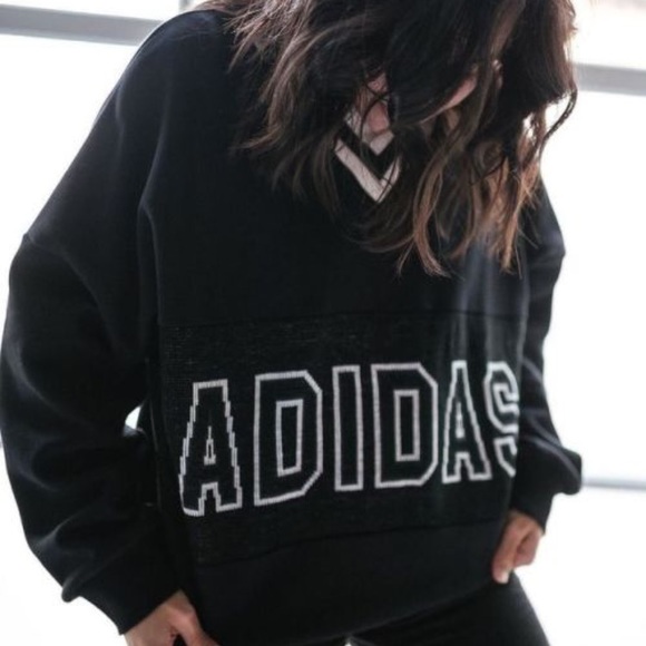 adidas v neck sweater
